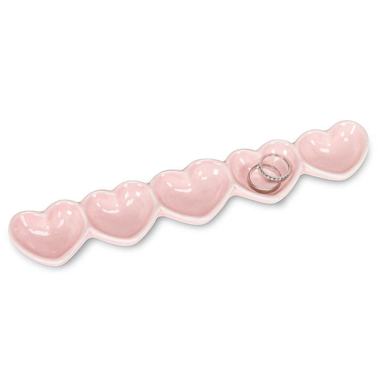 Darling Ceramic Hearts Tray