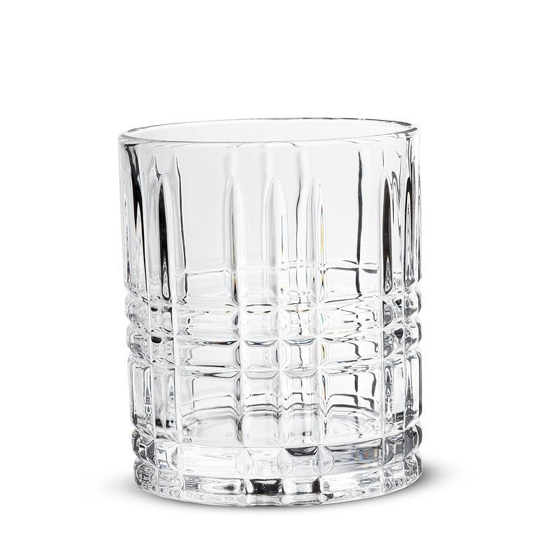 Cut Glass Spinning Tumbler - Set of 2