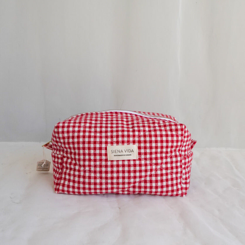 Quilted Cosmetic Pouches