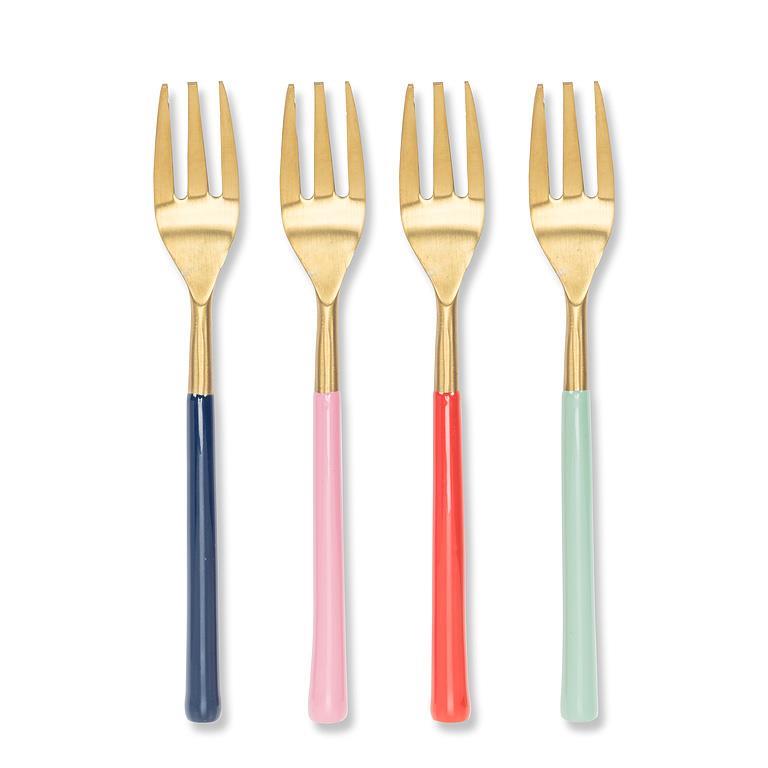 Colourful Cocktail Forks