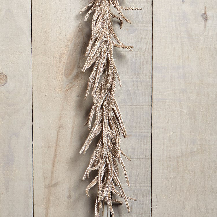 Frosted Champagne LED Garland