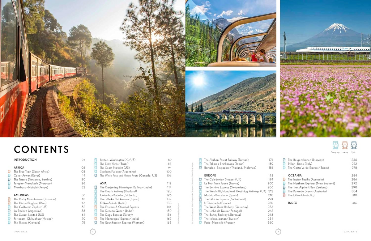 Lonely Planet - Epic Train Trips of the World