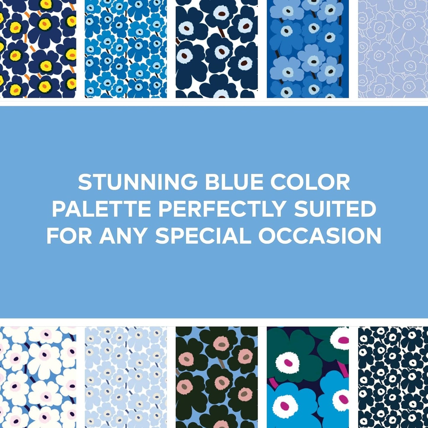 Marimekko Note Cards - Blues