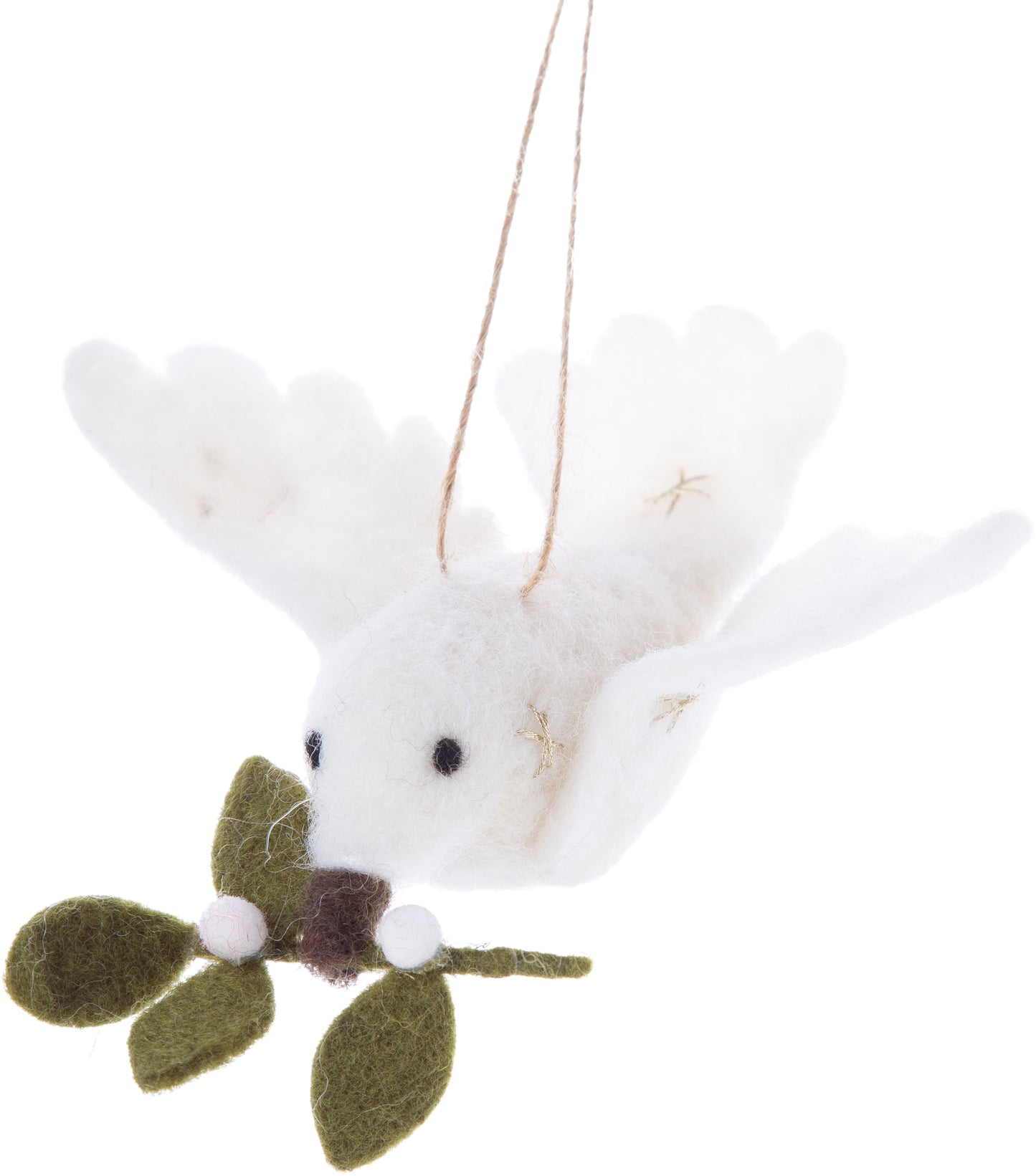 Felt Dove of Peace Ornament