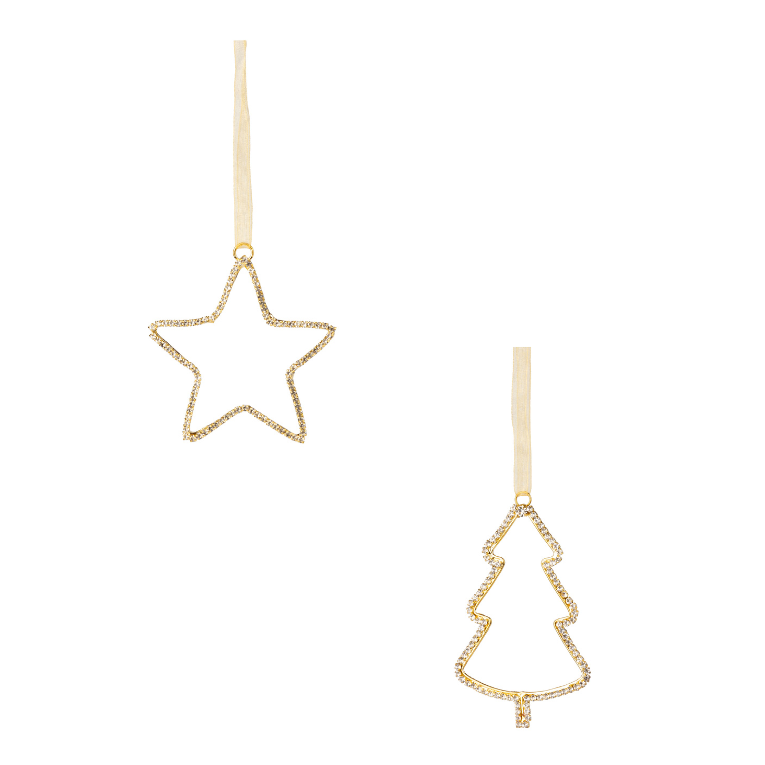 Beaded Outline Ornament