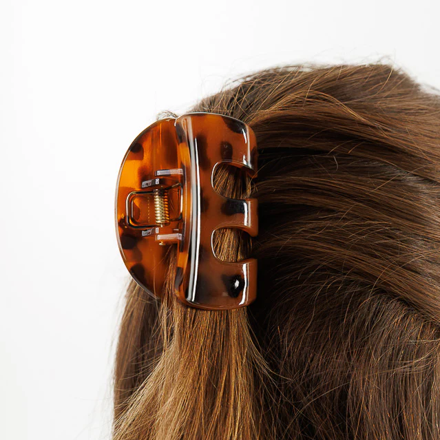 Animal Print Claw Clip