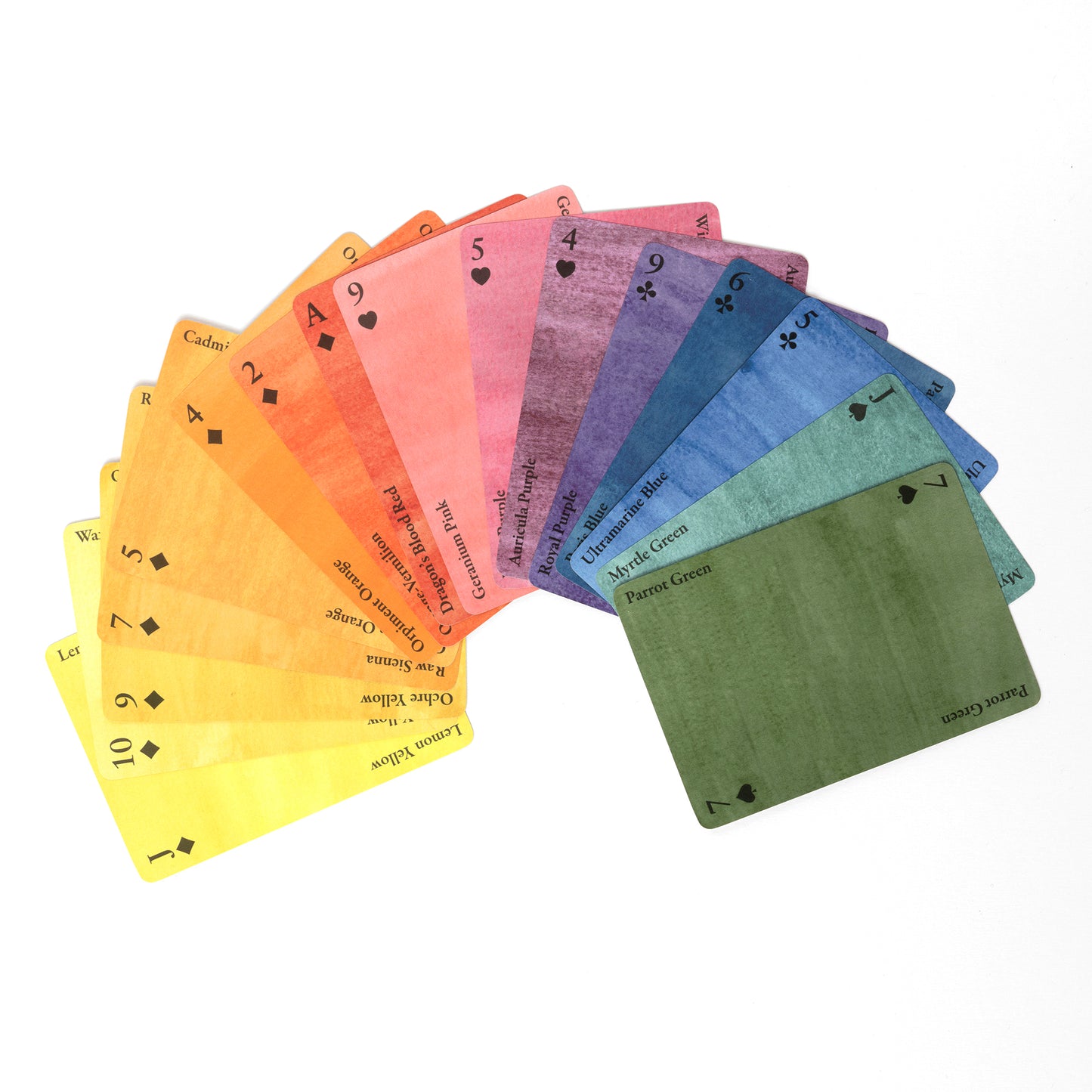 Play Card Deck - Nomenclature of Colours