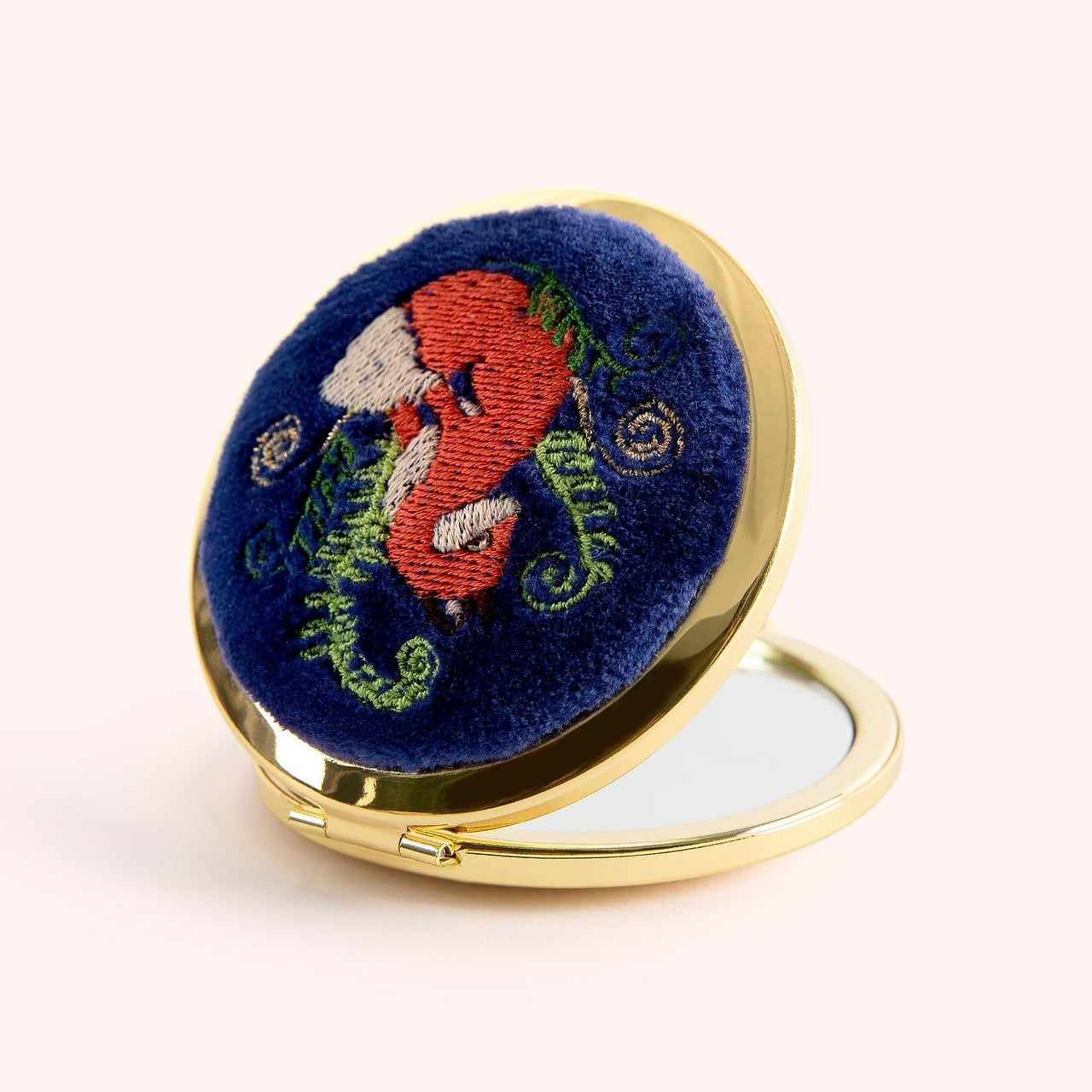 Powder Embroidered Mirror
