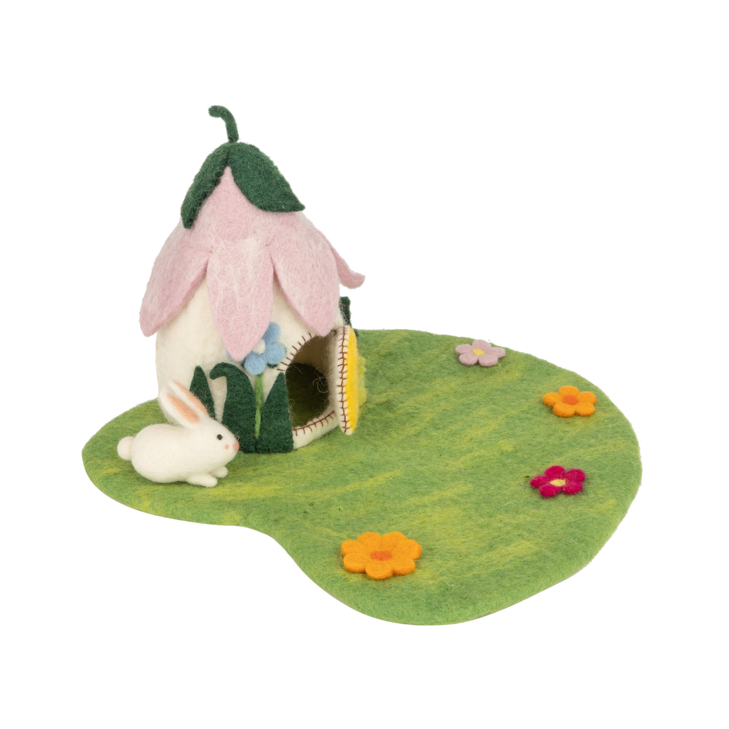 Felt Floral Fairy House