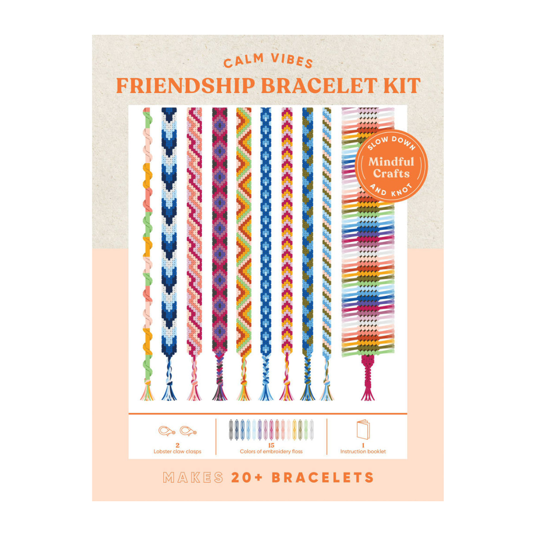 Mindful Crafts: Calm Vibes Friendship Bracelet Kit