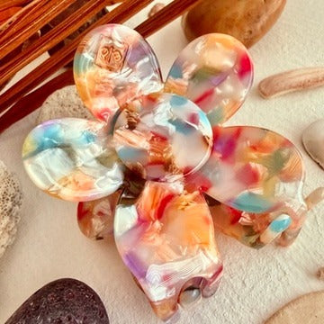Flower Power Claw Clips