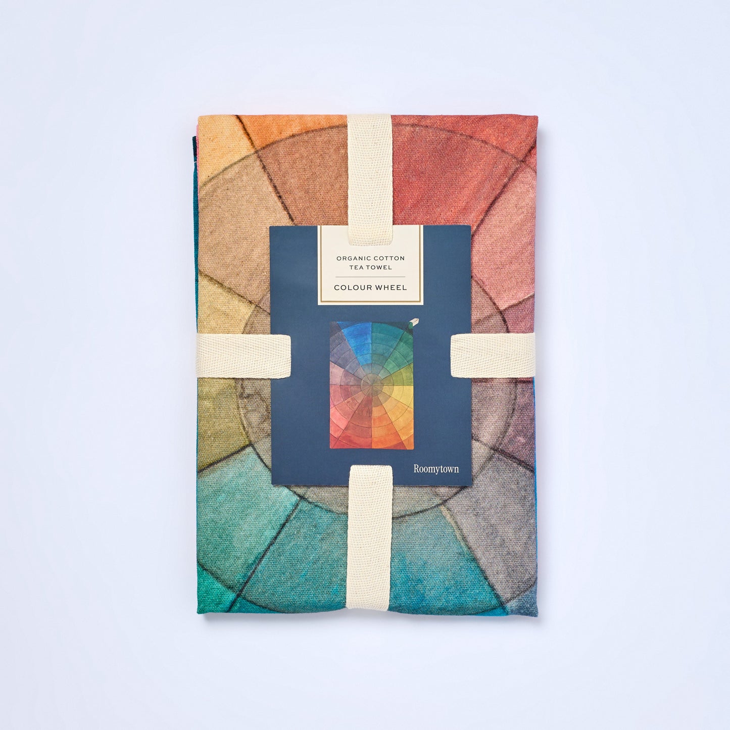 Organic Cotton Tea Towel - Colour Wheel
