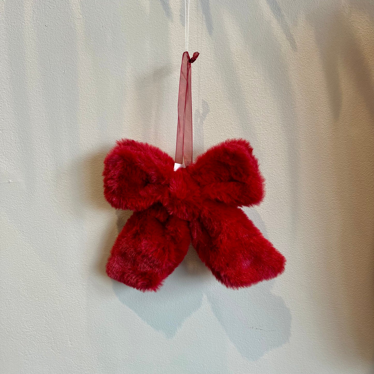 Plush Bow Ornament