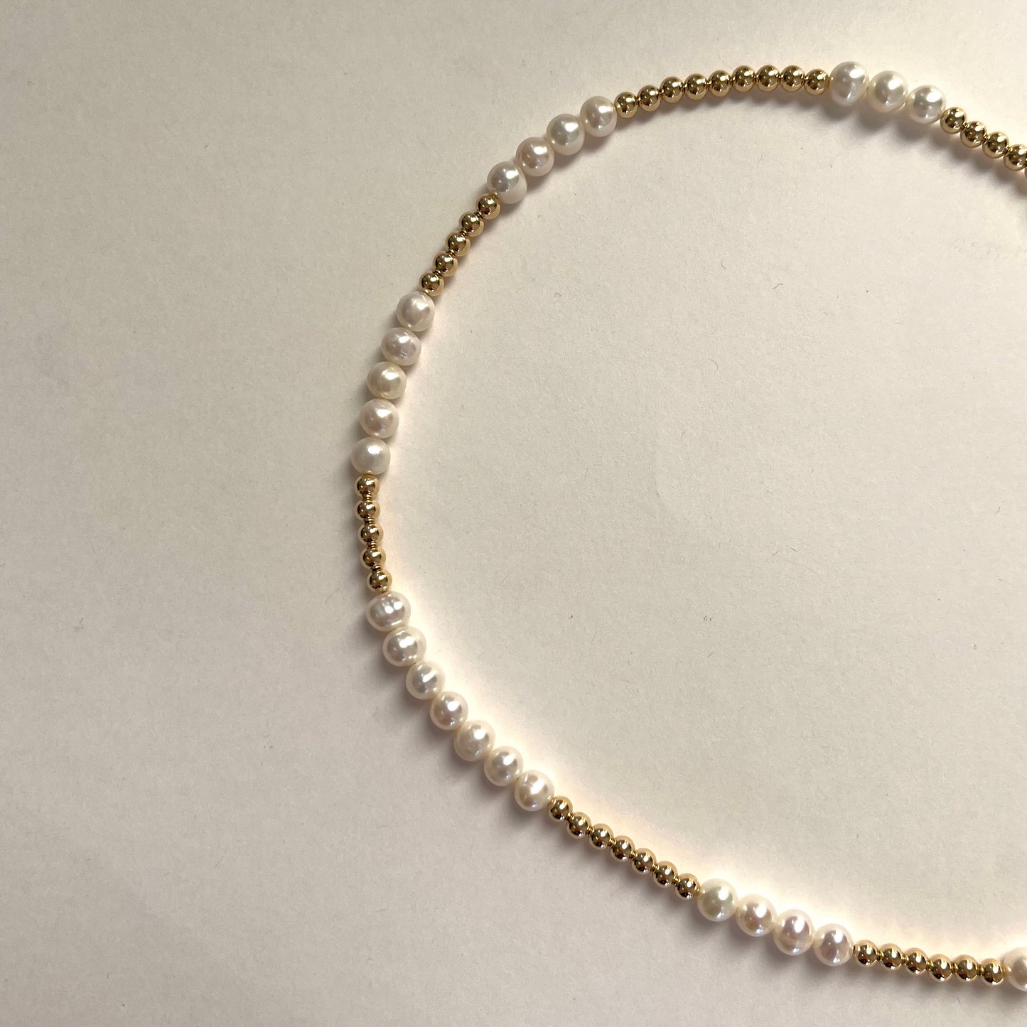 Gold & Pearl Necklace