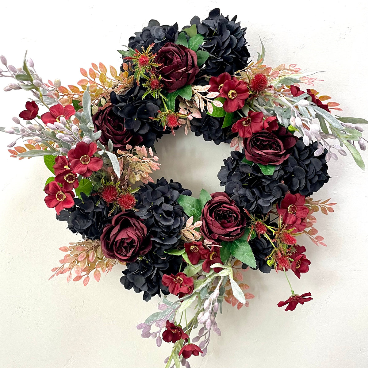 Bordeaux Woods Autumn Wreath 20"