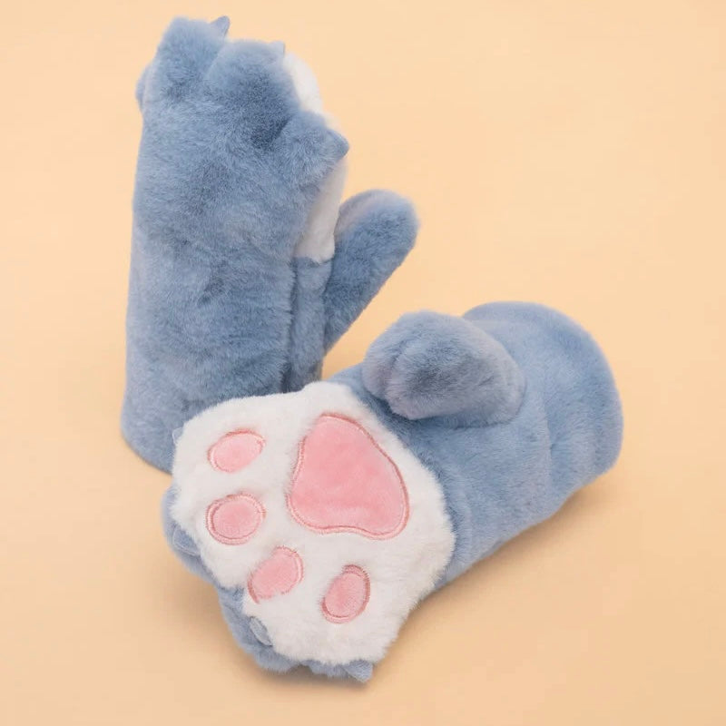 Kid's Fluffy Mittens