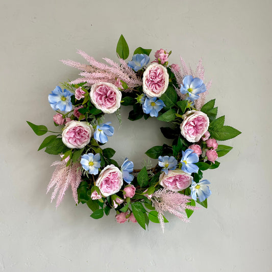 Rose Garden Wreath 20"