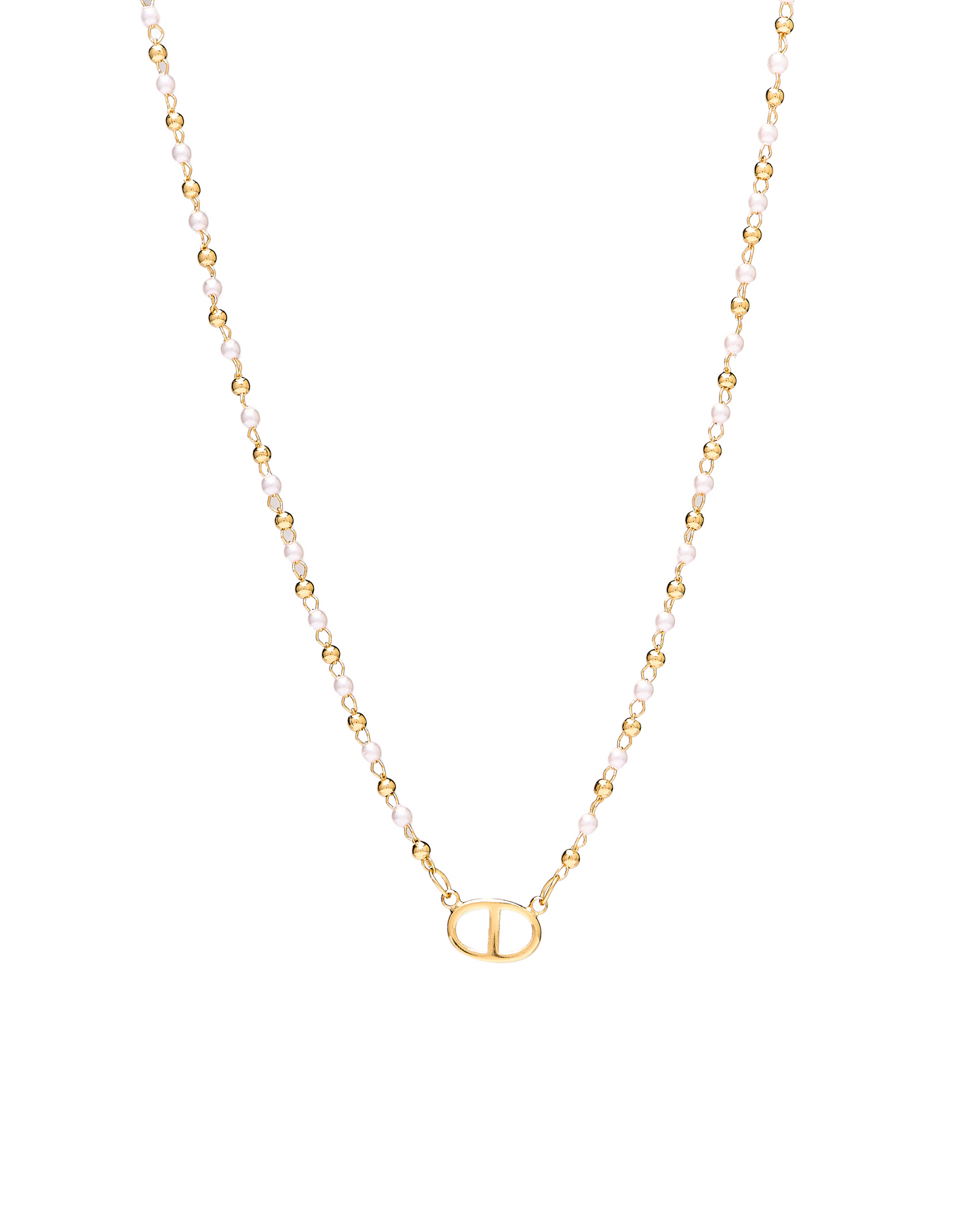 Mira Pearl and Bead Necklace