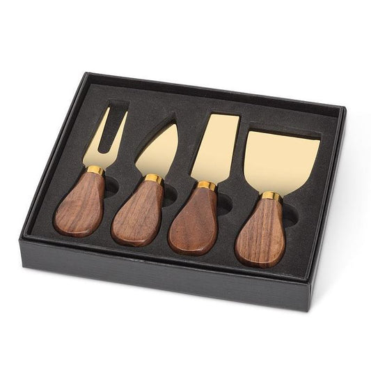 Walnut Handled Cheese Knives Sets