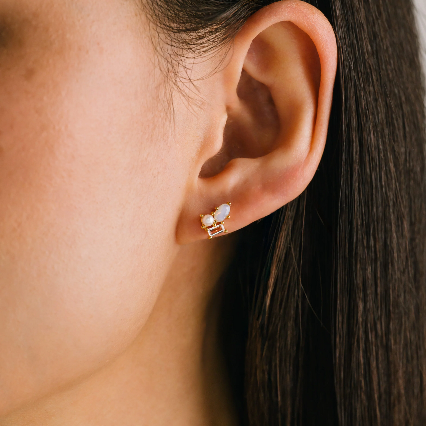 Sonata Pearl Stud Earrings