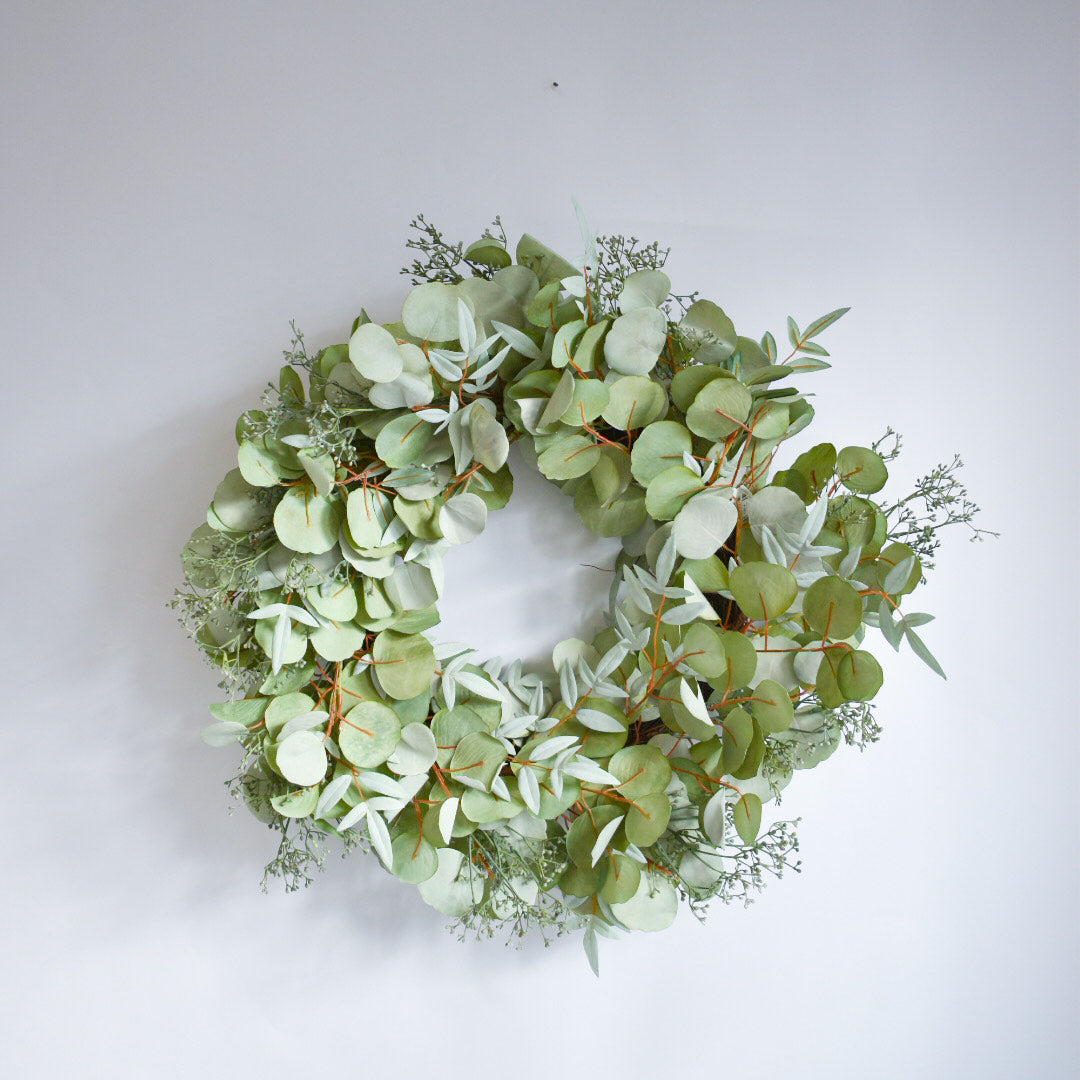 24" Eucalyptus and Berry Wreath