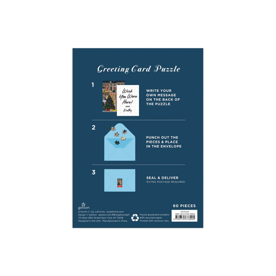 Greeting Card Puzzle - Winter Lights