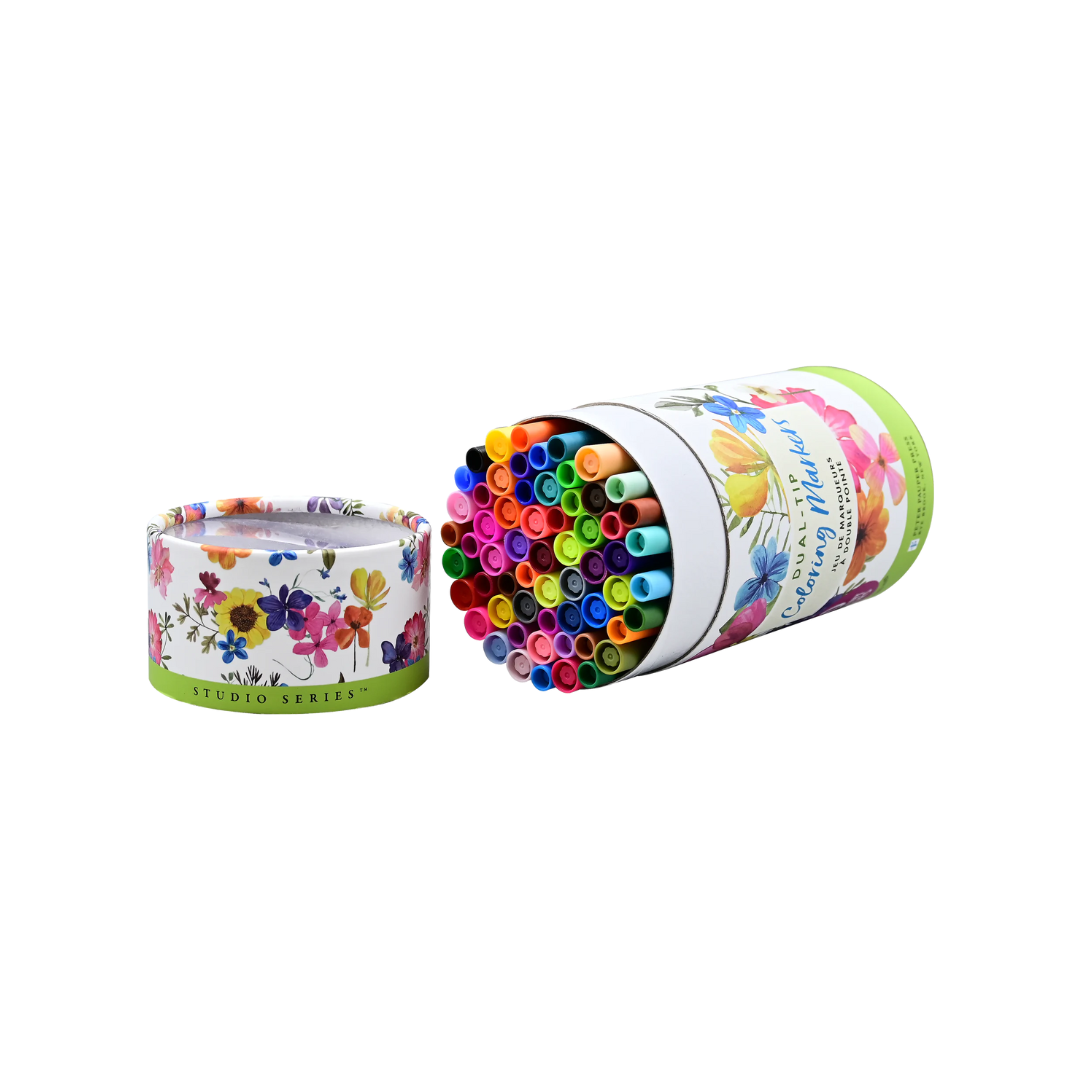 Dual-Tip Colouring Markers - Set of 60