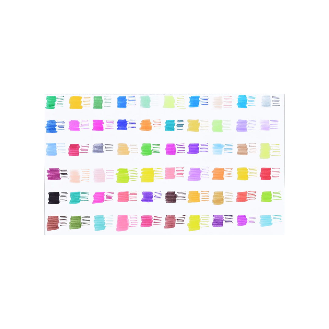 Dual-Tip Colouring Markers - Set of 60