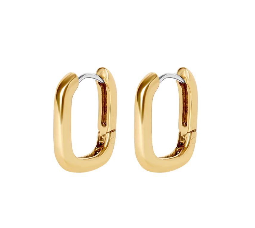 Bambu Annika Rectangular Hoop Earrings