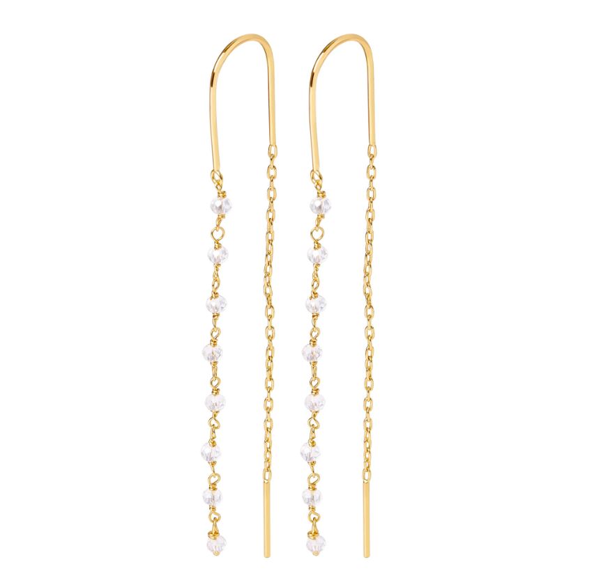 Bambu Jane Crystal Drop Earrings