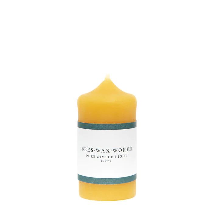 Beeswax Works Pillar Candle - 3 inch