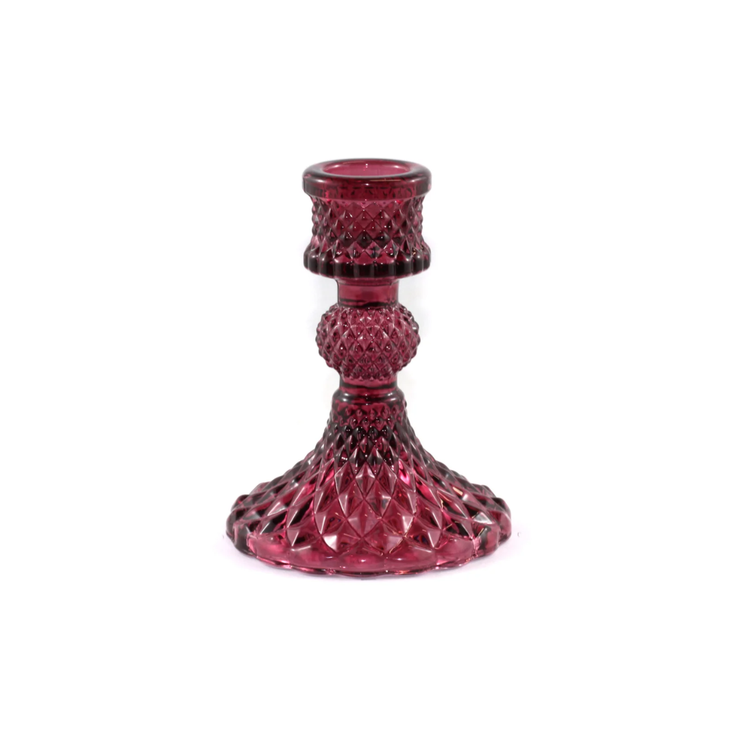 Bella Glass Taper Holder - Small