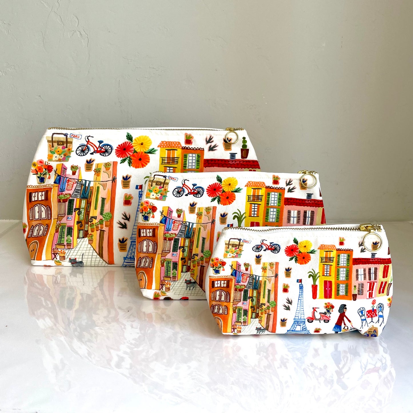 Bon Artis Ooh La La Houses Cosmetic Bags