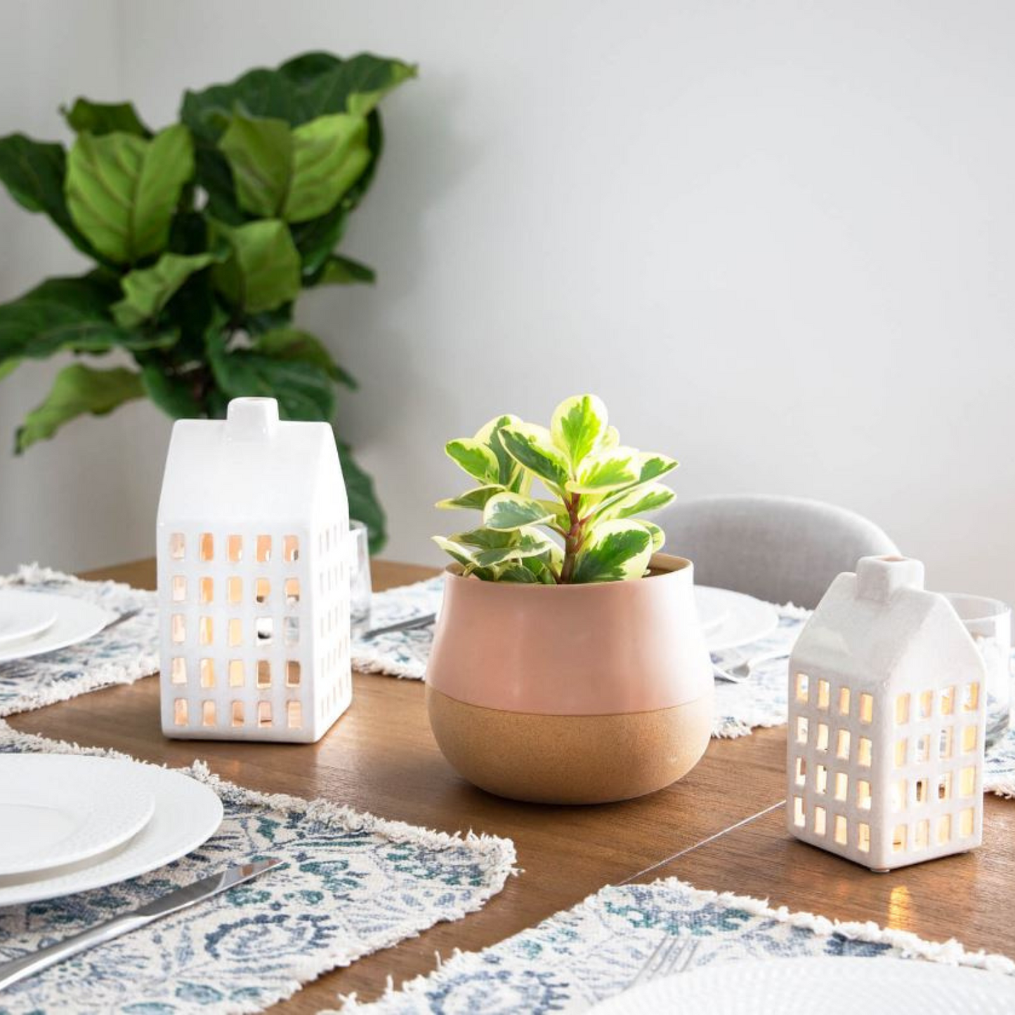 Ceramic Candle Houses