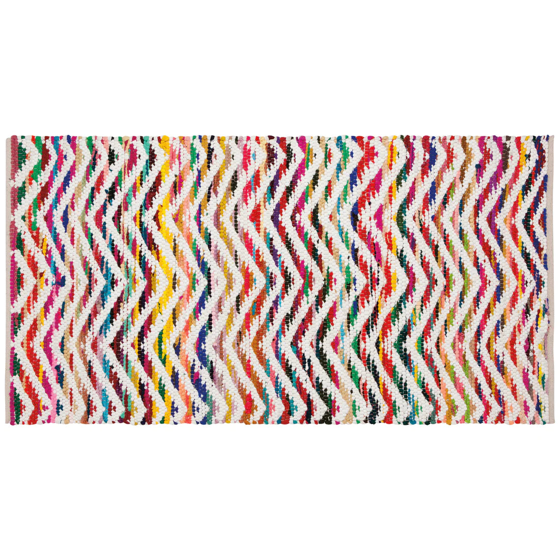Chindi Multicoloured Cotton Rug
