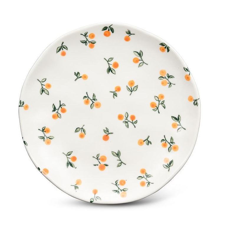 Stoneware Fruit Plates