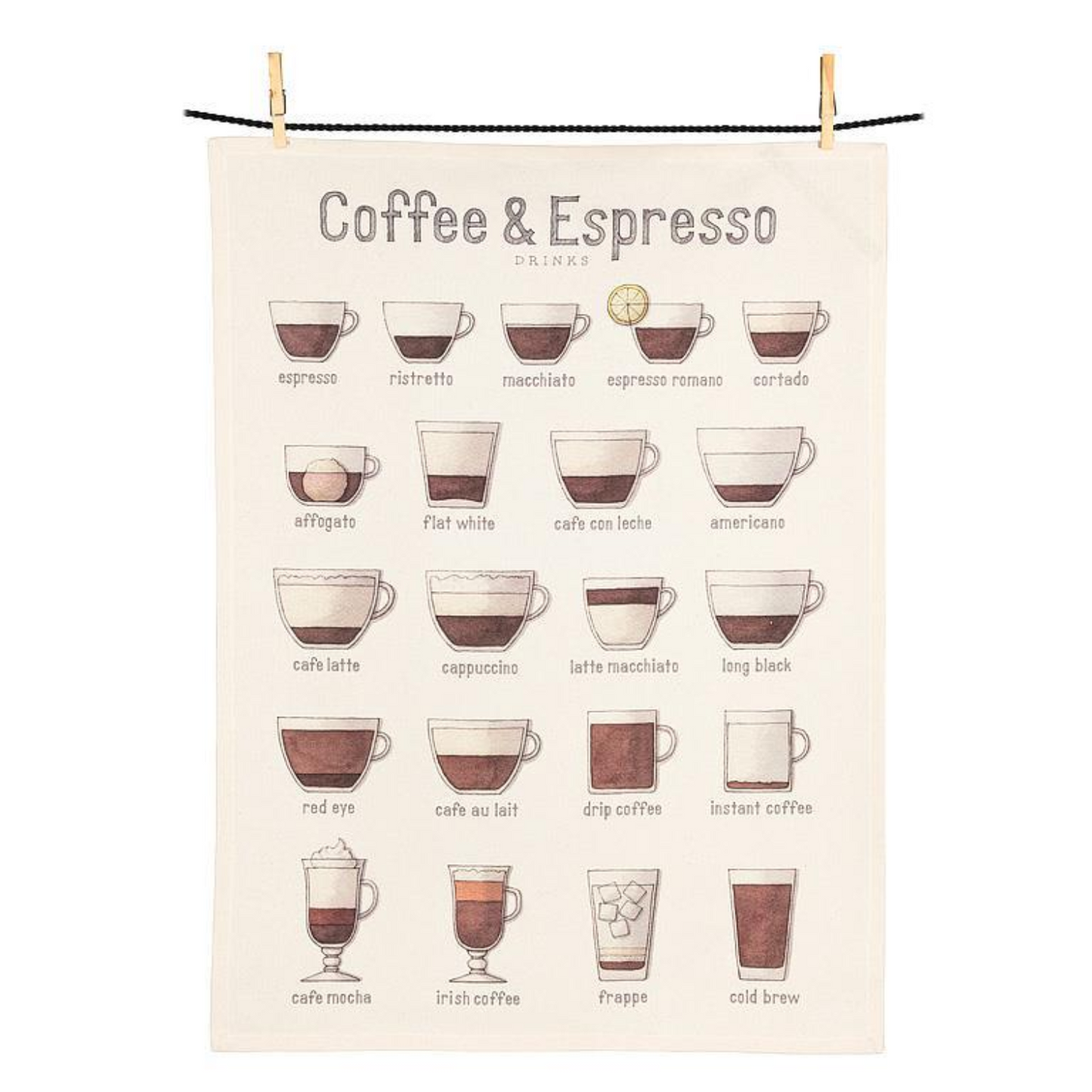 Coffee & Espresso Kitchen Towel