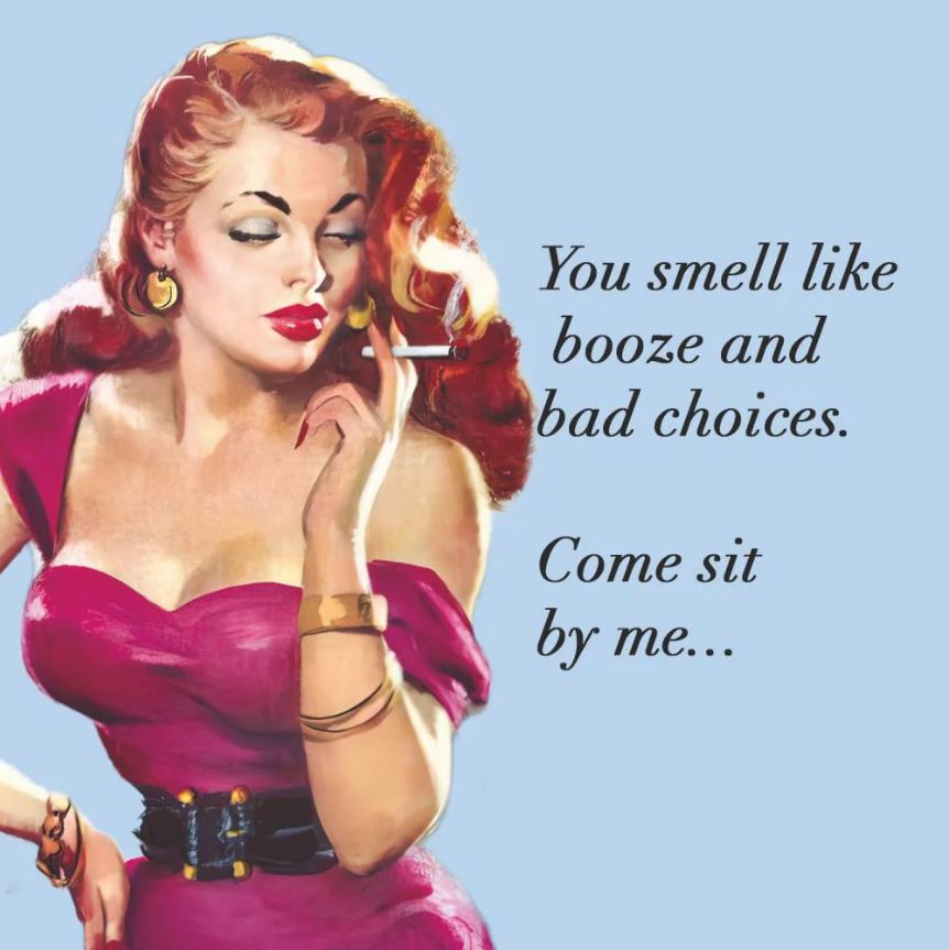 Blunt Card Funny Cocktail Napkins