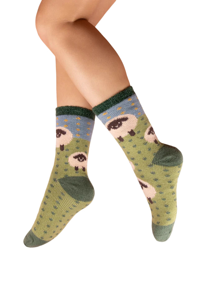 Powder Cozy Socks