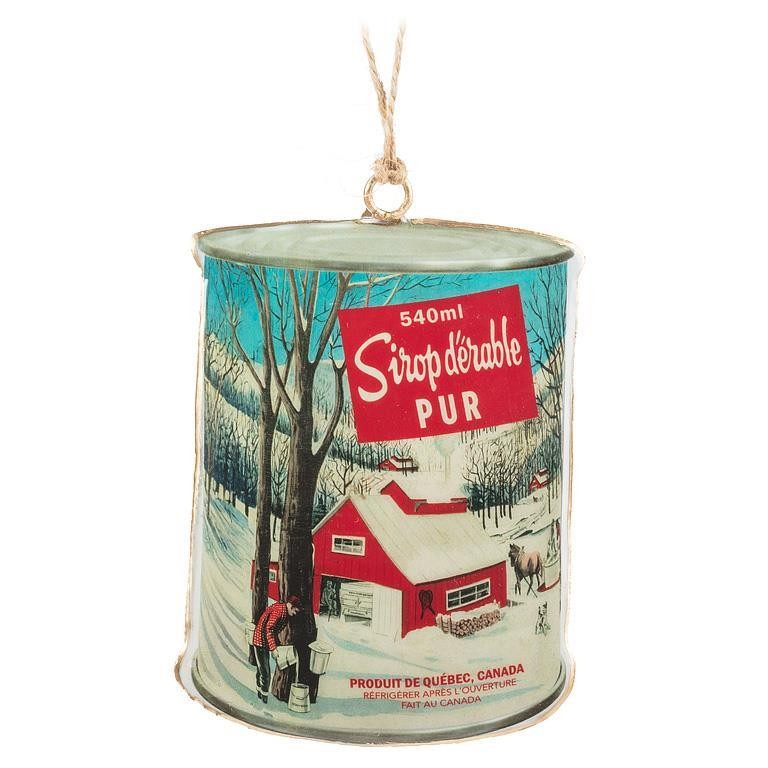 Maple Sugar Shack Metal Ornament