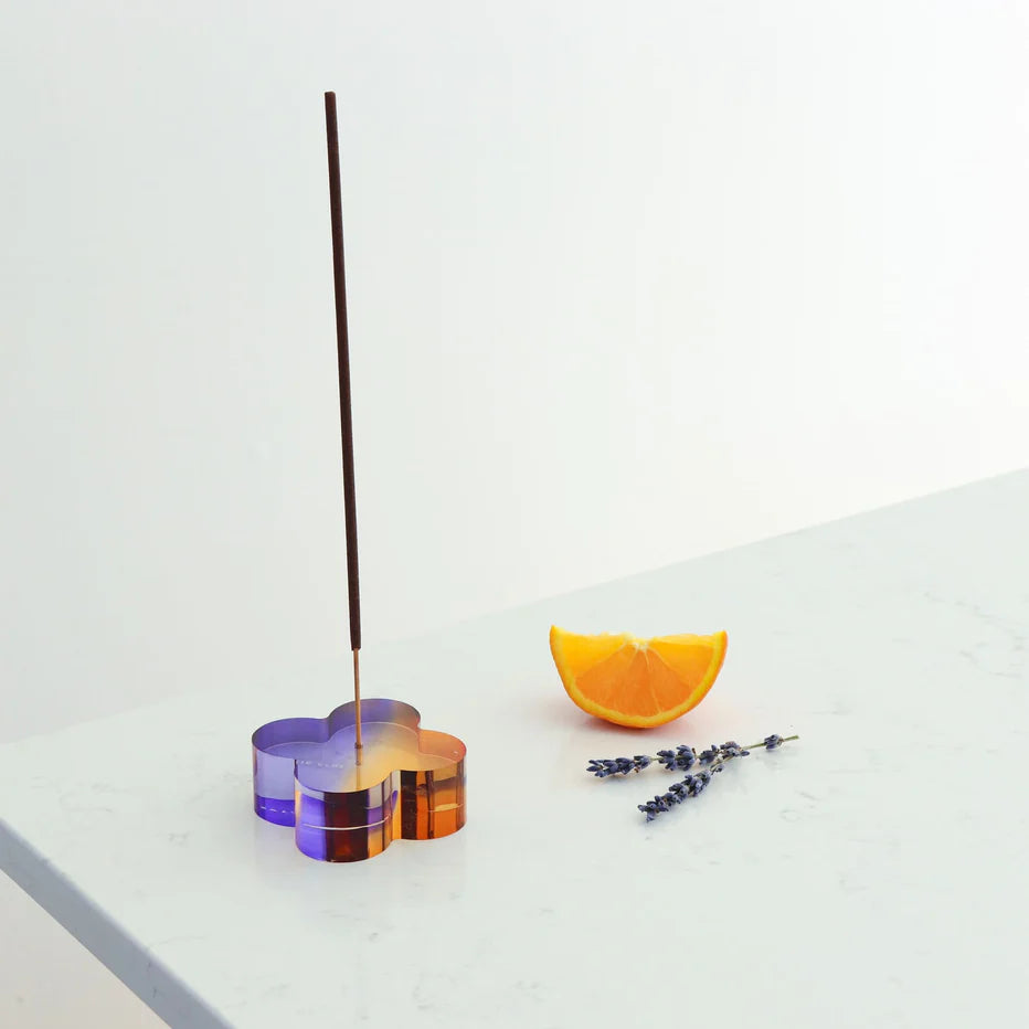 Daisy Duotone Acrylic Incense Holder