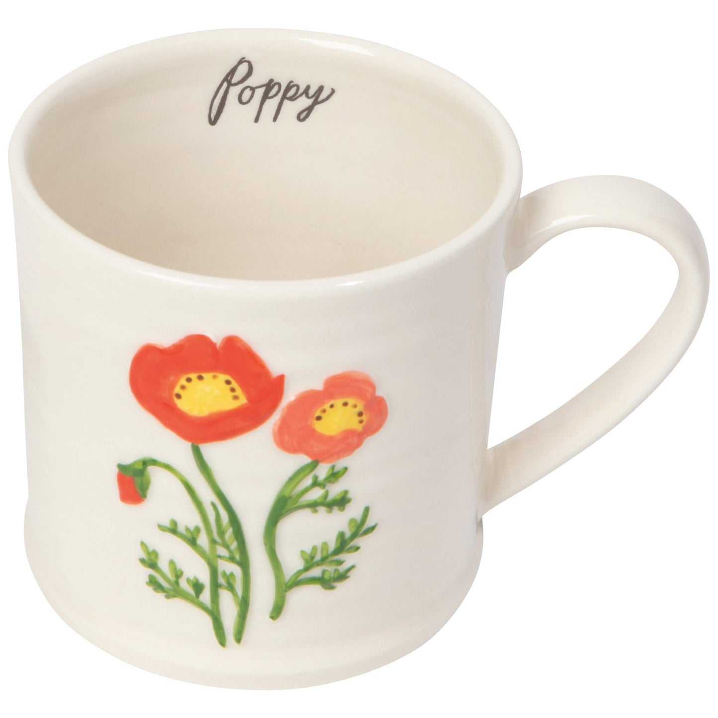 16oz. Embossed Floral Mugs