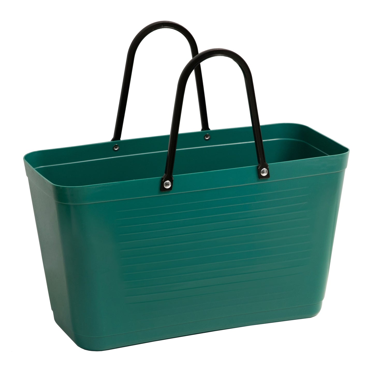 "Green Plastic" Large Hinza Shopper