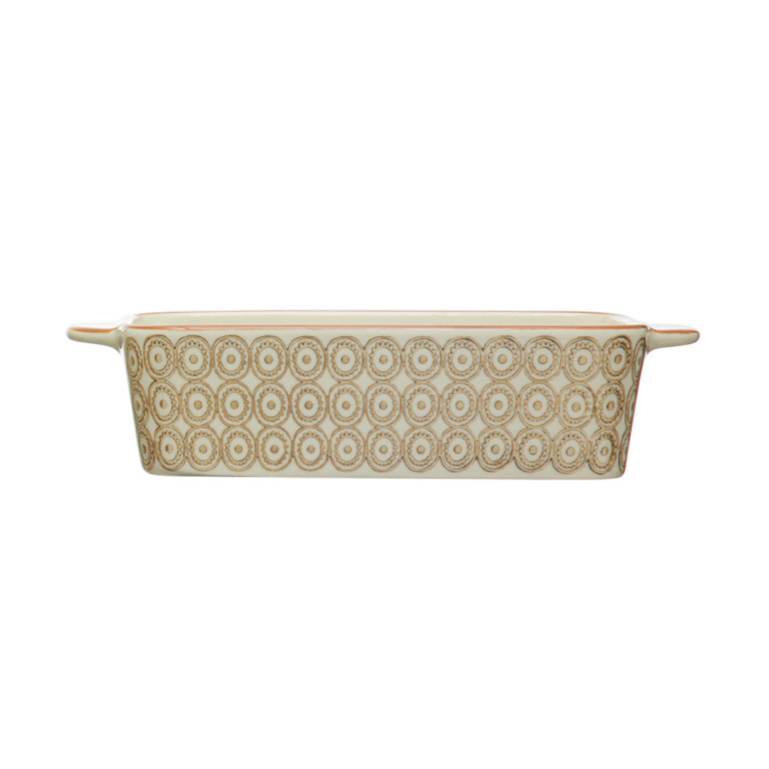 Farmhouse Patterns Stoneware Mini Baking Dish
