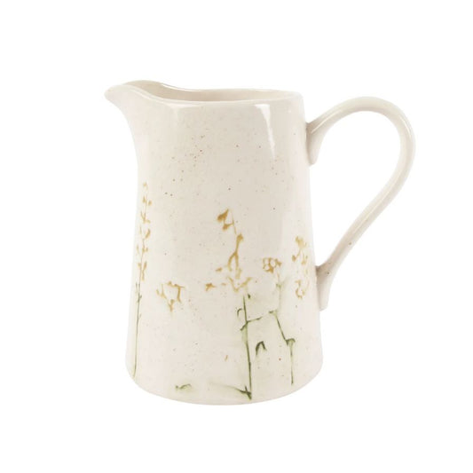 Embossed Floral Pitcher