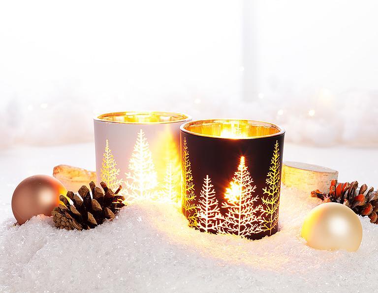 Gold Tree Tealight Holders