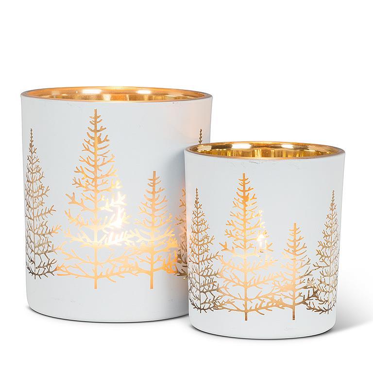 Gold Tree Tealight Holders