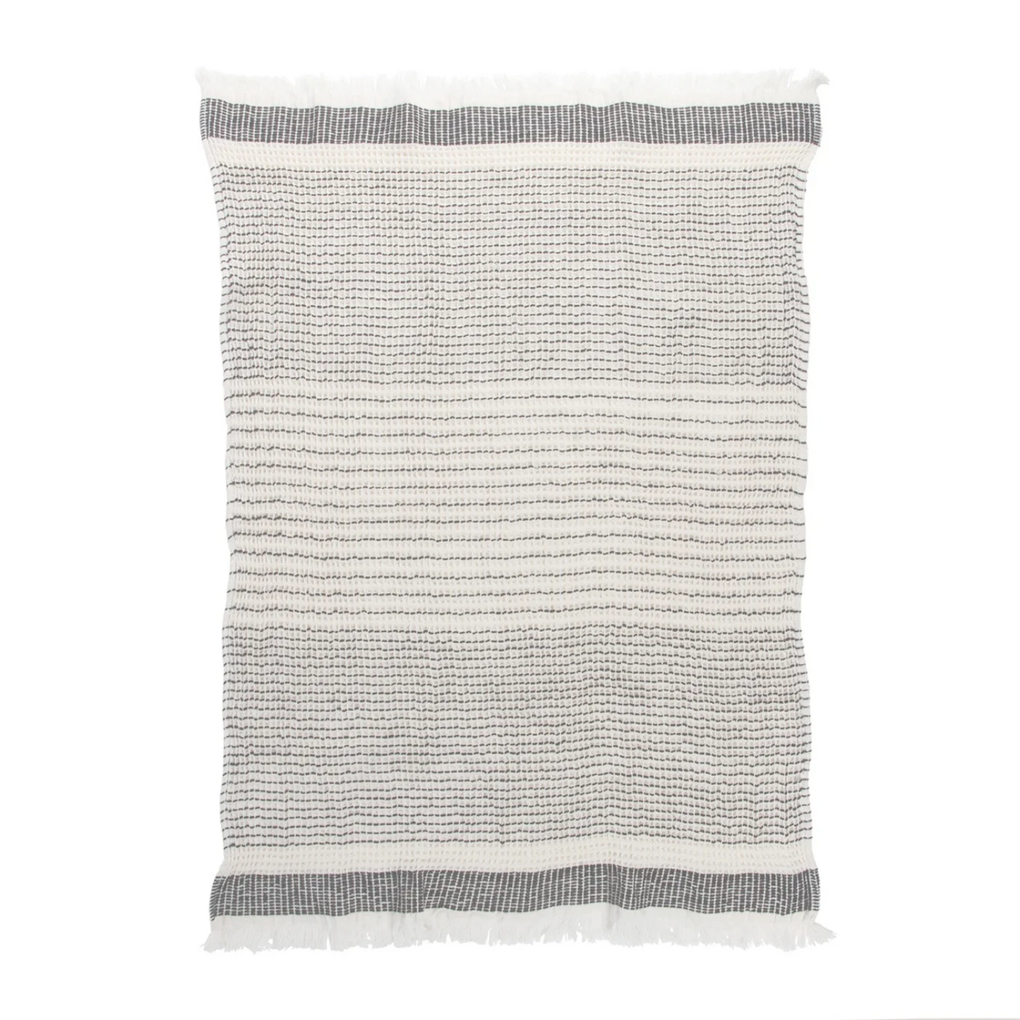 Pin Stripe Fringe Kitchen Towel