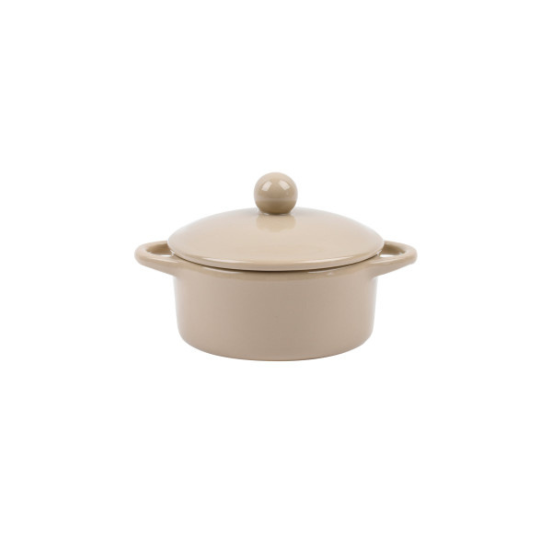 Stoneware Mini Baker with Lid