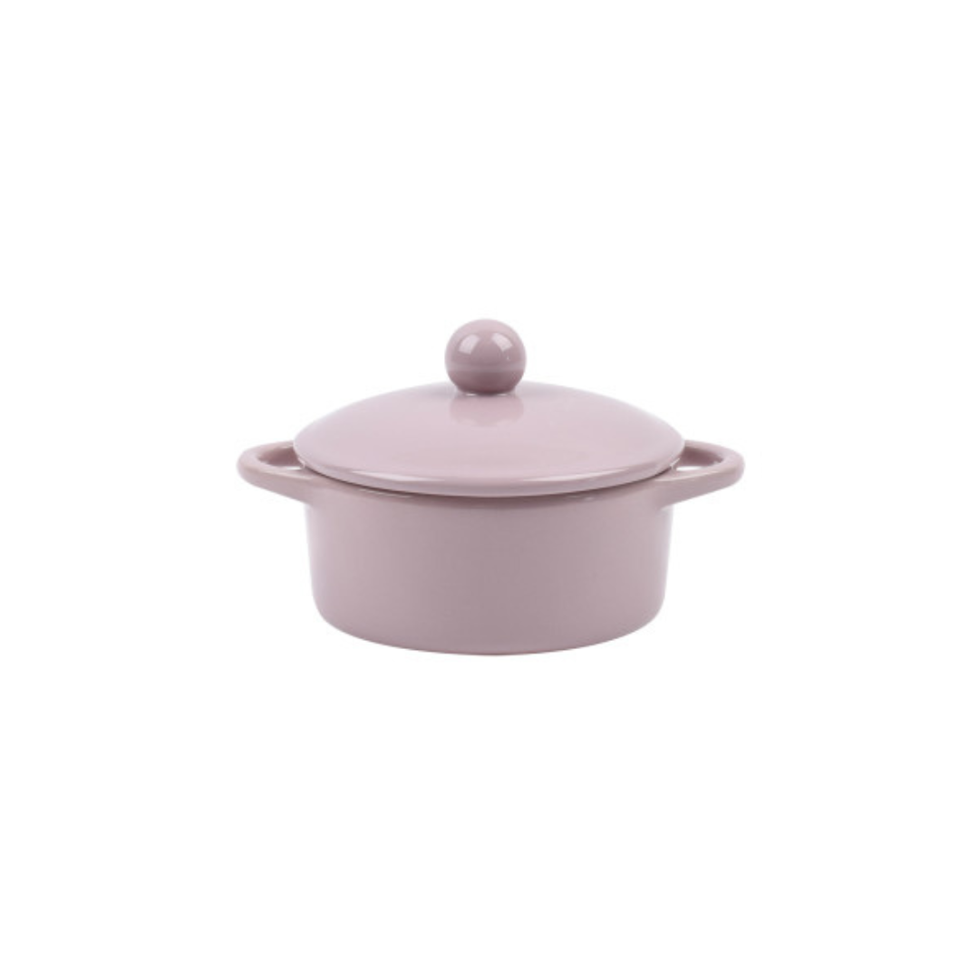 Stoneware Mini Baker with Lid